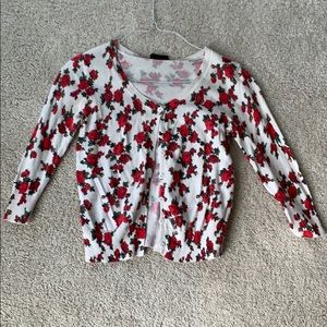 Top shop floral cardigan